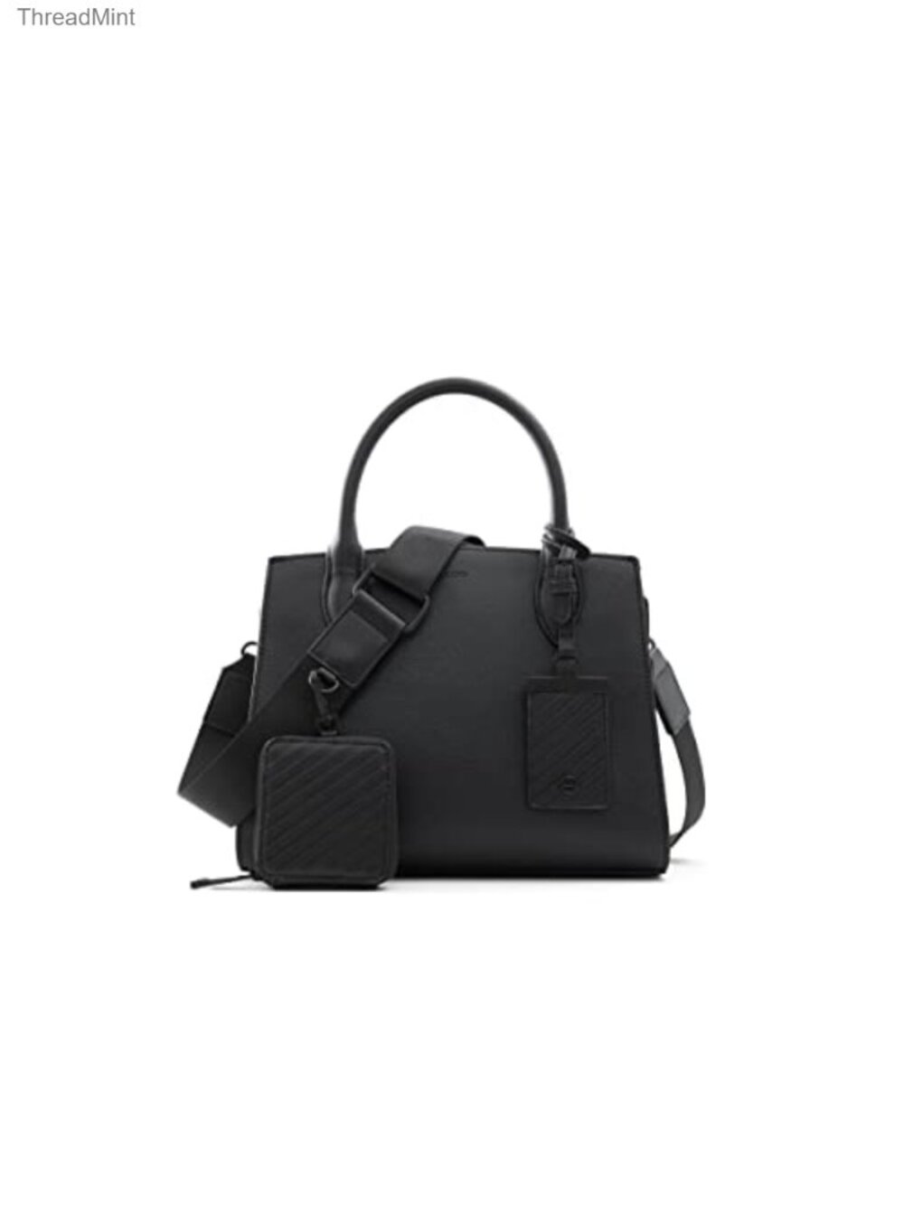 ALDO Women's Roomy Synthetic Satchel Handbag with Zip Closure